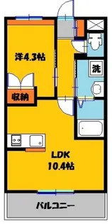 イーストヒルズ宿郷【1階】の間取り