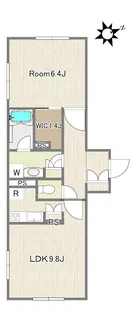 マコラパレ世田谷【1階】の間取り