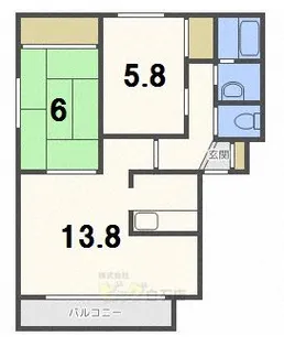 アメニティ東札幌【1階】の間取り