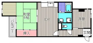 エクセシオール【5階】の間取り