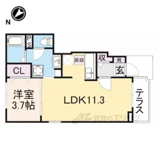 プリムローズ【2階】の間取り