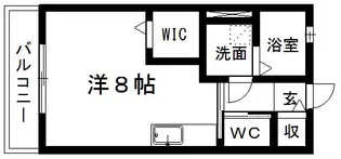 クレマチスA【2階】の間取り