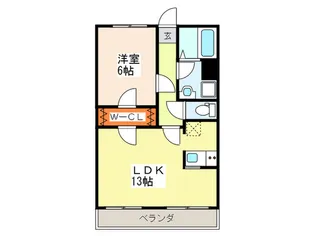 田清ビル【2階】の間取り