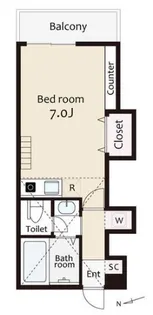 Felis市川南【1階】の間取り