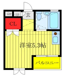 赤羽ツゥーツゥー【2階】の間取り