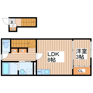 シルバーフォレスト【2階】の間取り
