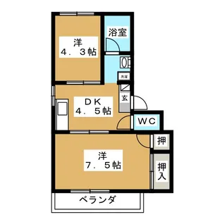 プラネット錦【2階】の間取り