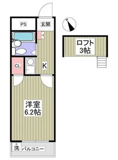 アルトーロ蒲生II【1階】の間取り
