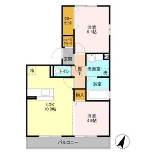 TIARA II【3階】の間取り