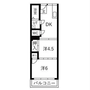 エルパラッツォ本山南【4階】の間取り