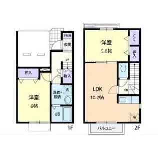 grand soleil II【1階】の間取り