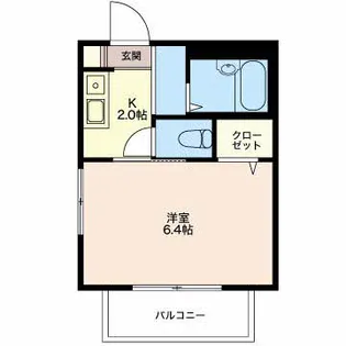 メゾンメルベーユ【2階】の間取り
