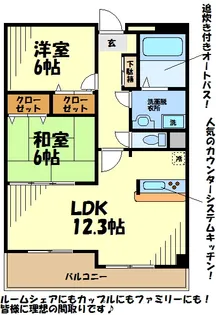 パークエレガンスKT【6階】の間取り
