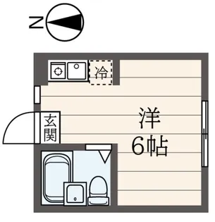 ルミエール代田【1階】の間取り