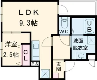MOVE広本町NORTH【2階】の間取り