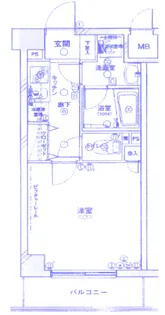 グリフィン・鷺沼【4階】の間取り