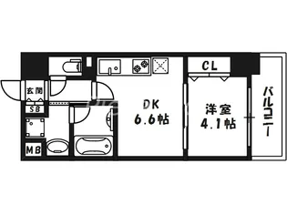 アザレア梅田【3階】の間取り