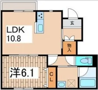 アヴァンツァーレ【1階】の間取り
