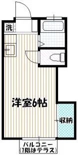 ルーミー3号館【2階】の間取り