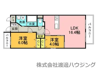 ロイヤルカーサ江坂東【5階】の間取り
