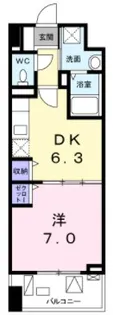 グレイス竹の塚【6階】の間取り