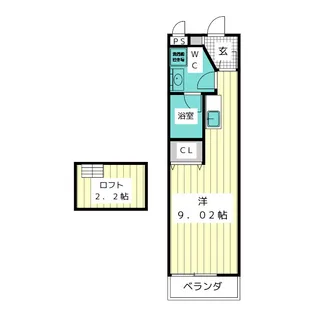 ユメックス-10【2階】の間取り