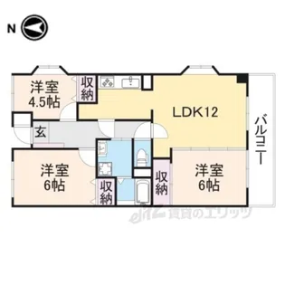 グランシャリオ氷上1番館【3階】の間取り