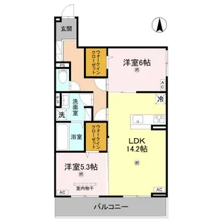 RETORIA阪南町【2階】の間取り