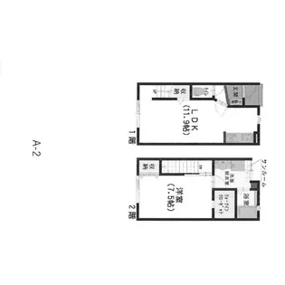 ショコラティエ【2階】の間取り