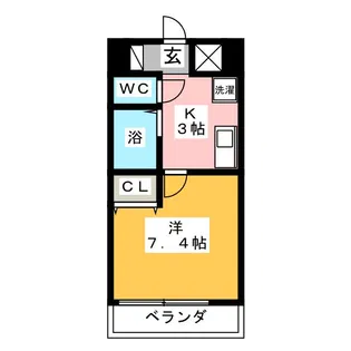 Promenade本山【1階】の間取り