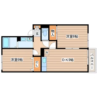 シェランジュ【1階】の間取り