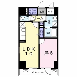 シオン八王子【12階】の間取り