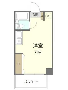 大森山王濱栖鳳【4階】の間取り