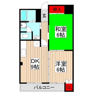 パストラルアサカ【1階】の間取り
