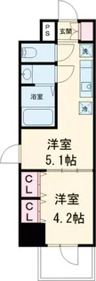 エステムコート東京八王子【8階】の間取り