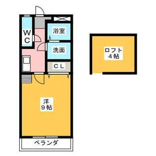 ハートヒル外新【2階】の間取り