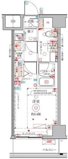 クレヴィスタ武蔵中原【3階】の間取り