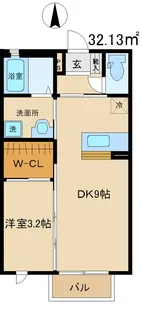 パストラルハイム【2階】の間取り