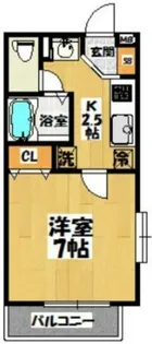 フォーライフつつじヶ丘【1階】の間取り