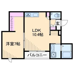 メゾンドゥファミーユ日吉【4階】の間取り