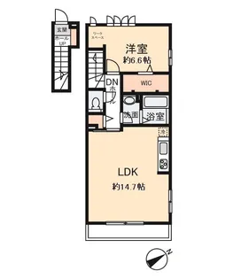 Terrace Gloria【2階】の間取り