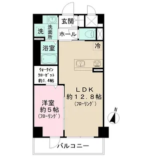 プロシンドビル【4階】の間取り