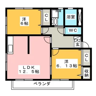 Cetain KMK【2階】の間取り