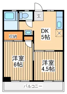メゾン秀和【3階】の間取り