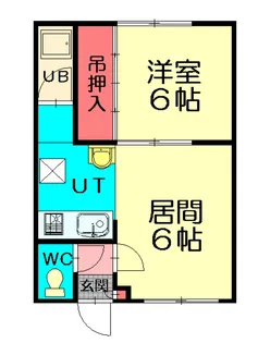 マンションウィング【2階】の間取り