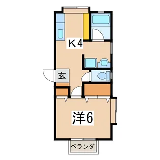 エルマノ【2階】の間取り