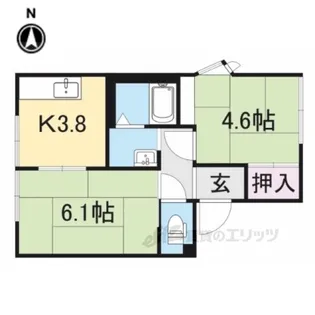 モンシェリー【1階】の間取り