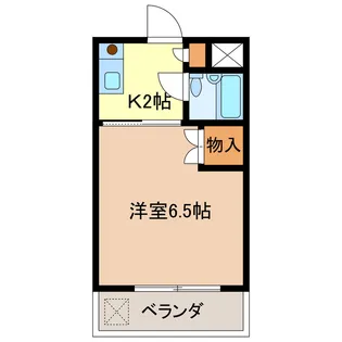 コーポ伊吹AB【1階】の間取り
