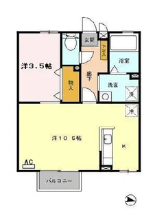 レグルス8【1階】の間取り