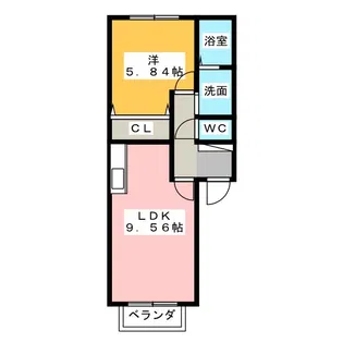 アルス【2階】の間取り